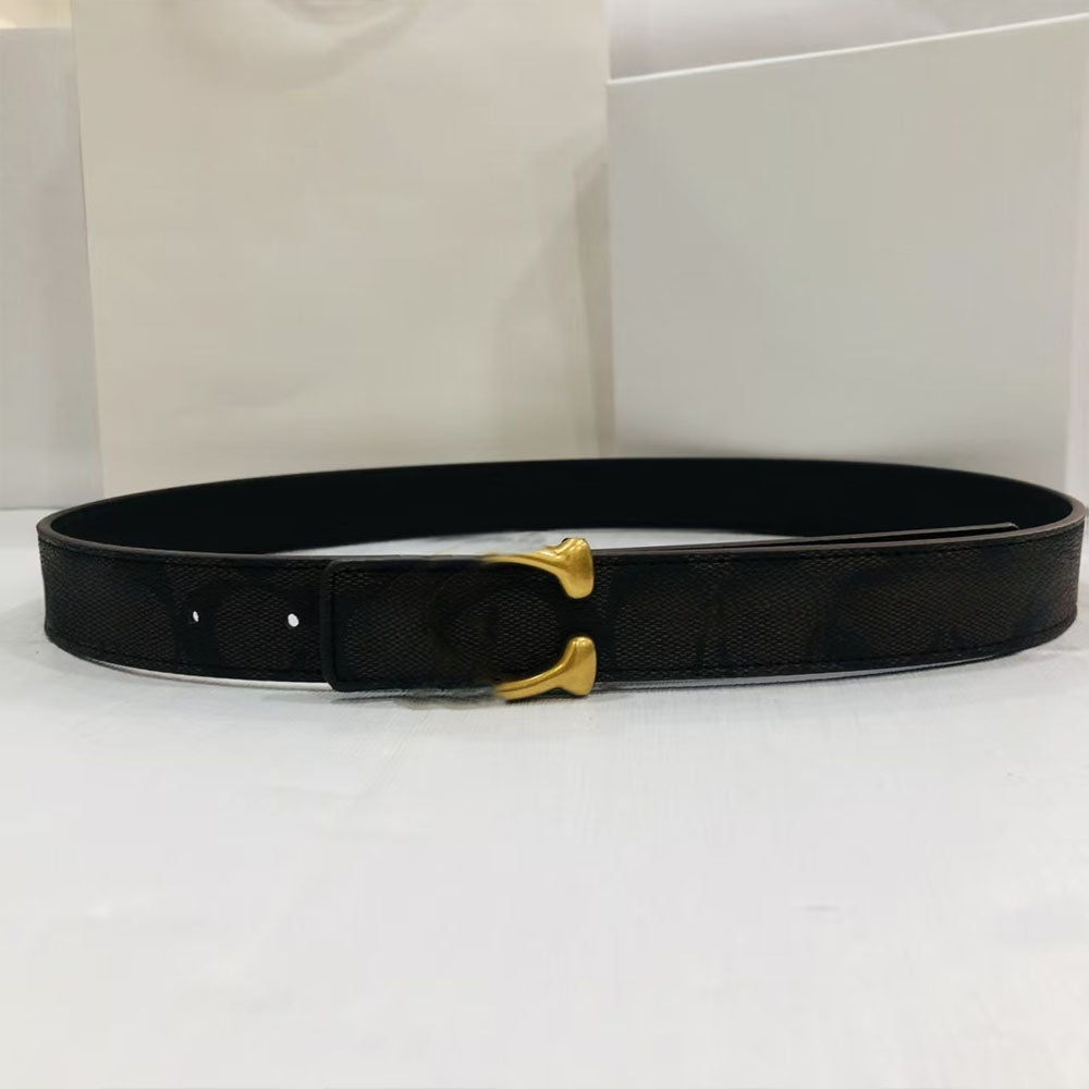 Women's new fashion gold accessories belt with A Box