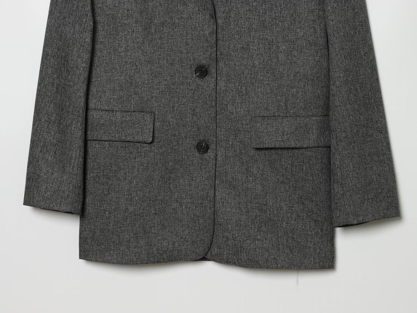 suit Women's 2 pieces loose linen blended straight Blazer Coat+Pants