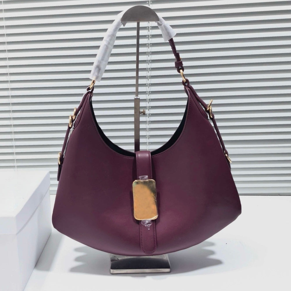 Women's new underarm bag Joker metal buckle shoulder bag