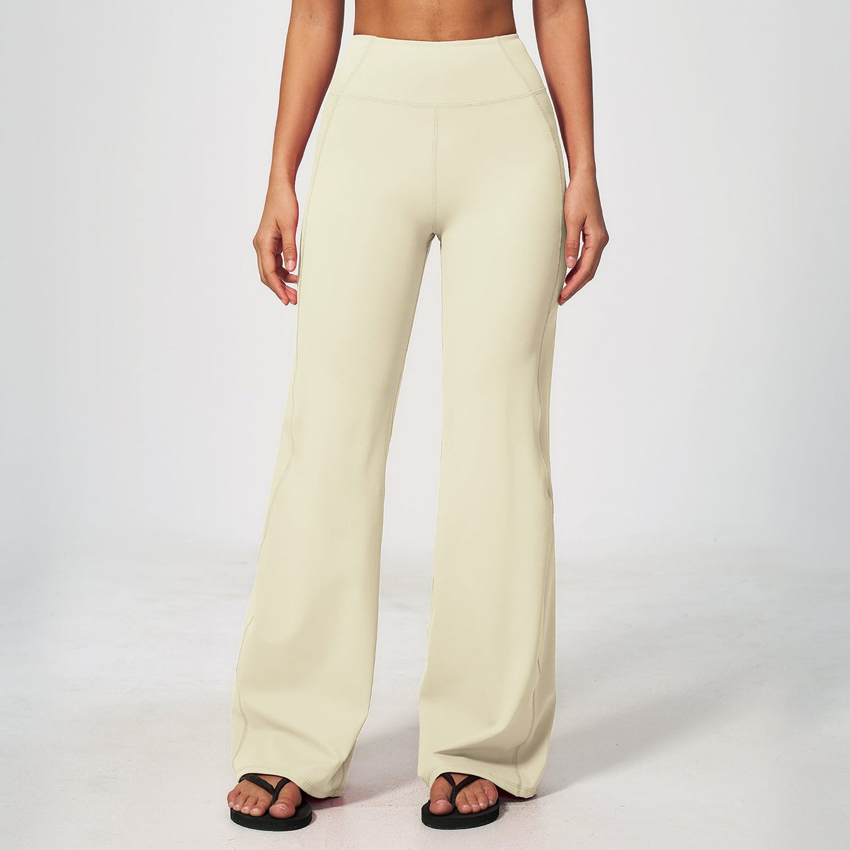 Women's new abdominal lift hip Pilates fitness yoga wide-leg pants