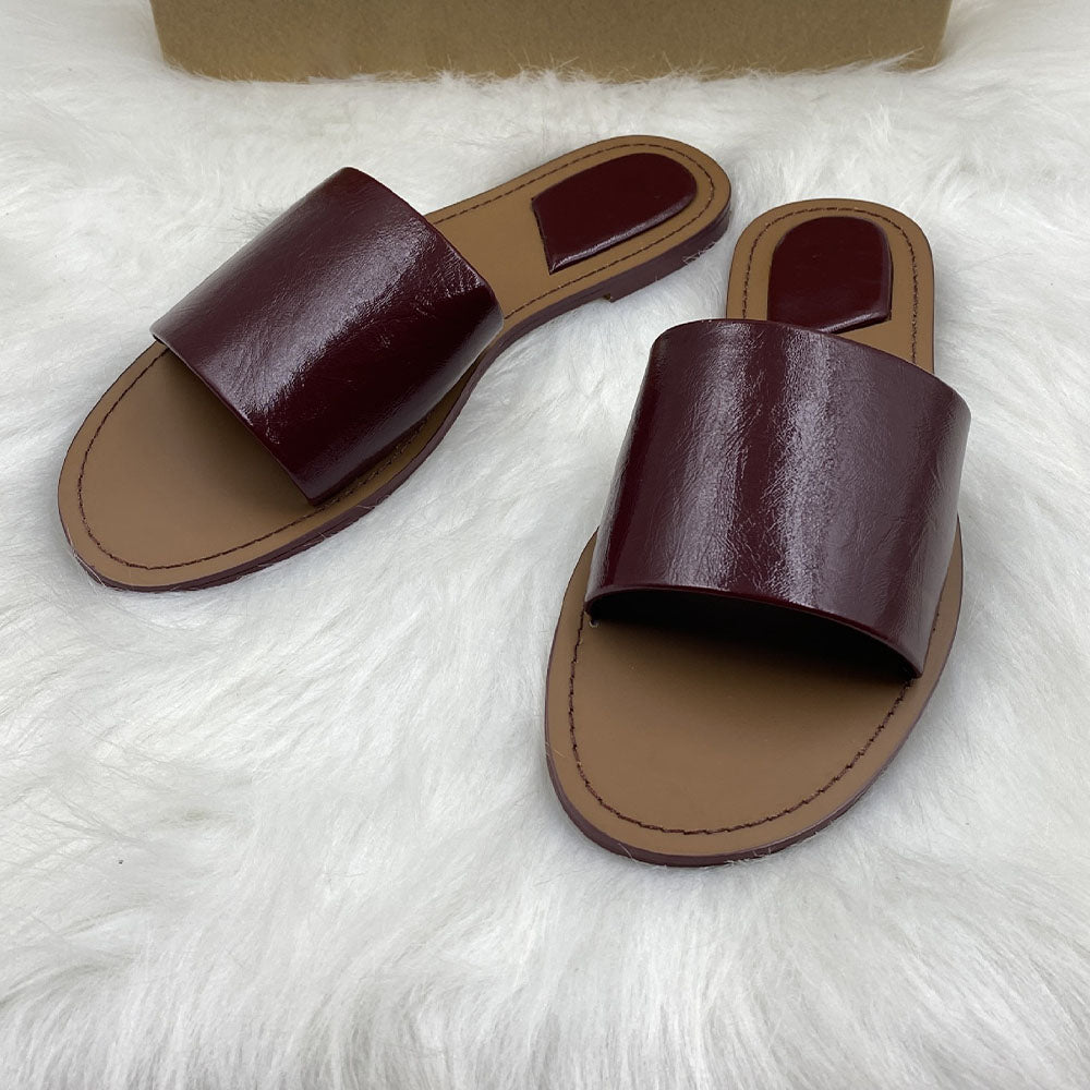 2026 women's new fashion thin open-toed slippers