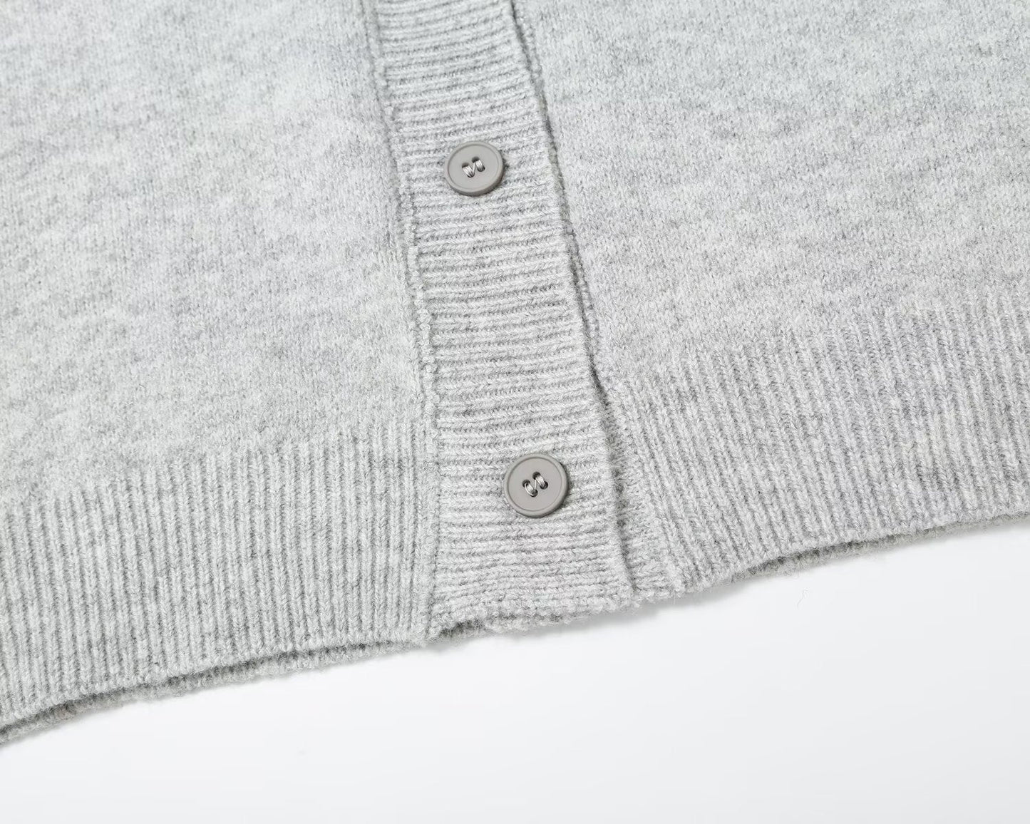 Women's doll collar breasted knitted cardigan