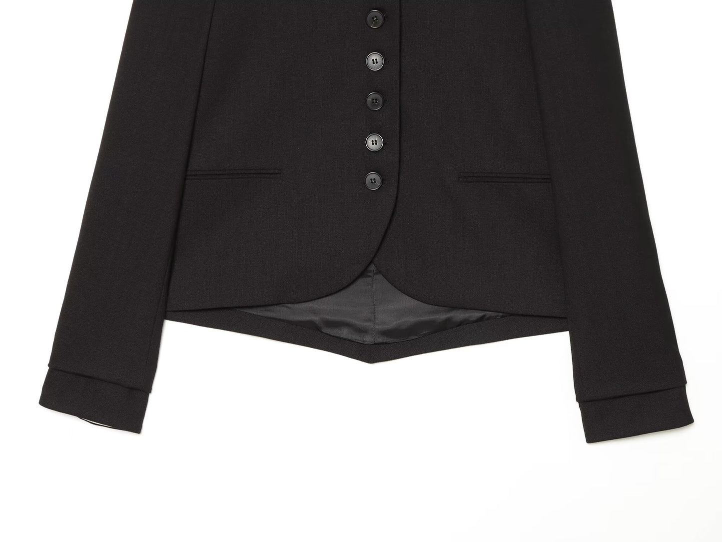 suit Women's 2 pieces button decoration Straight cut Blazer Coat +Pants