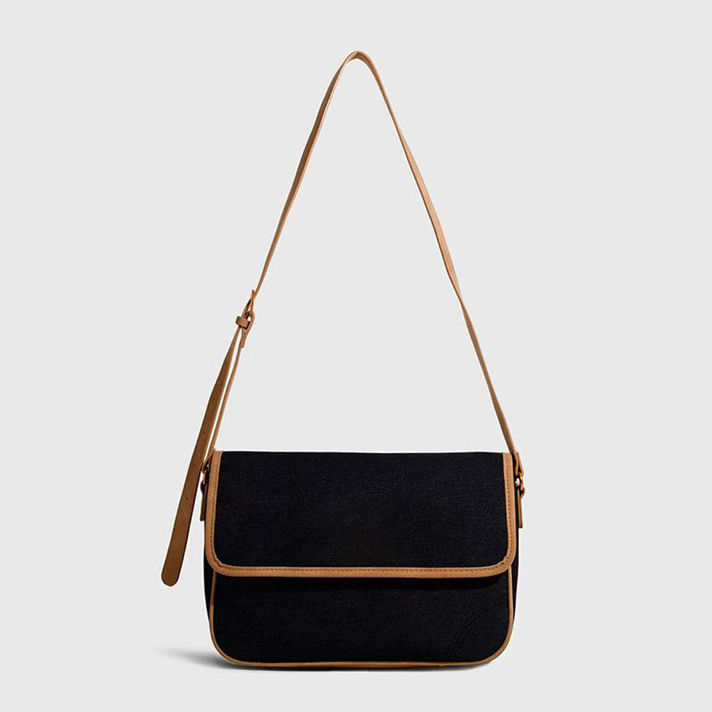 Women's new Joker flip design shoulder crossbody bag