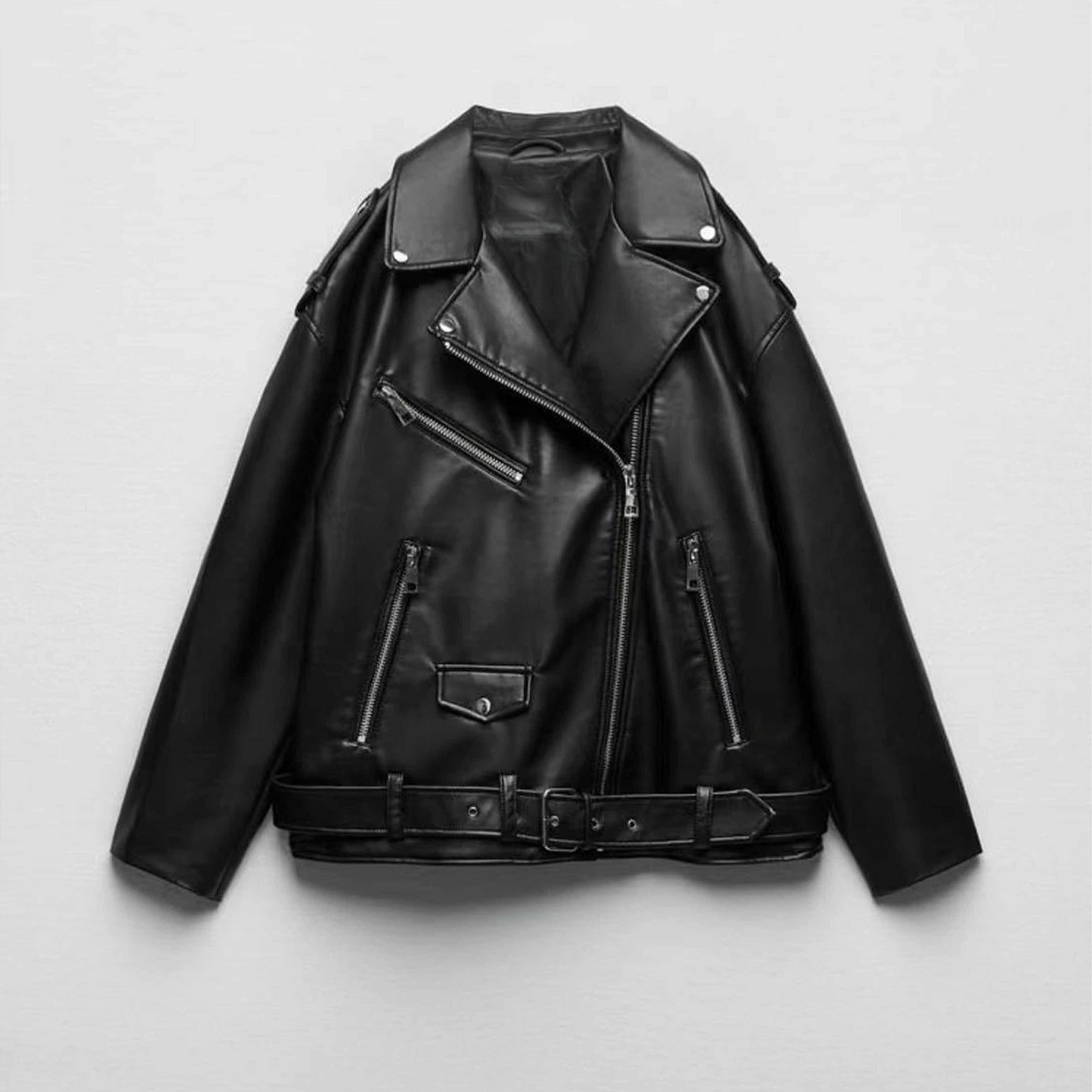 Women's new belt accessories loose jacket
