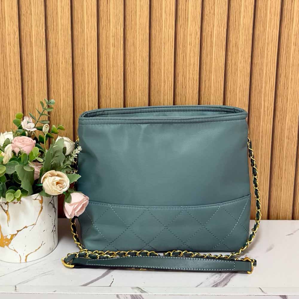Women's new zipper square chain bag