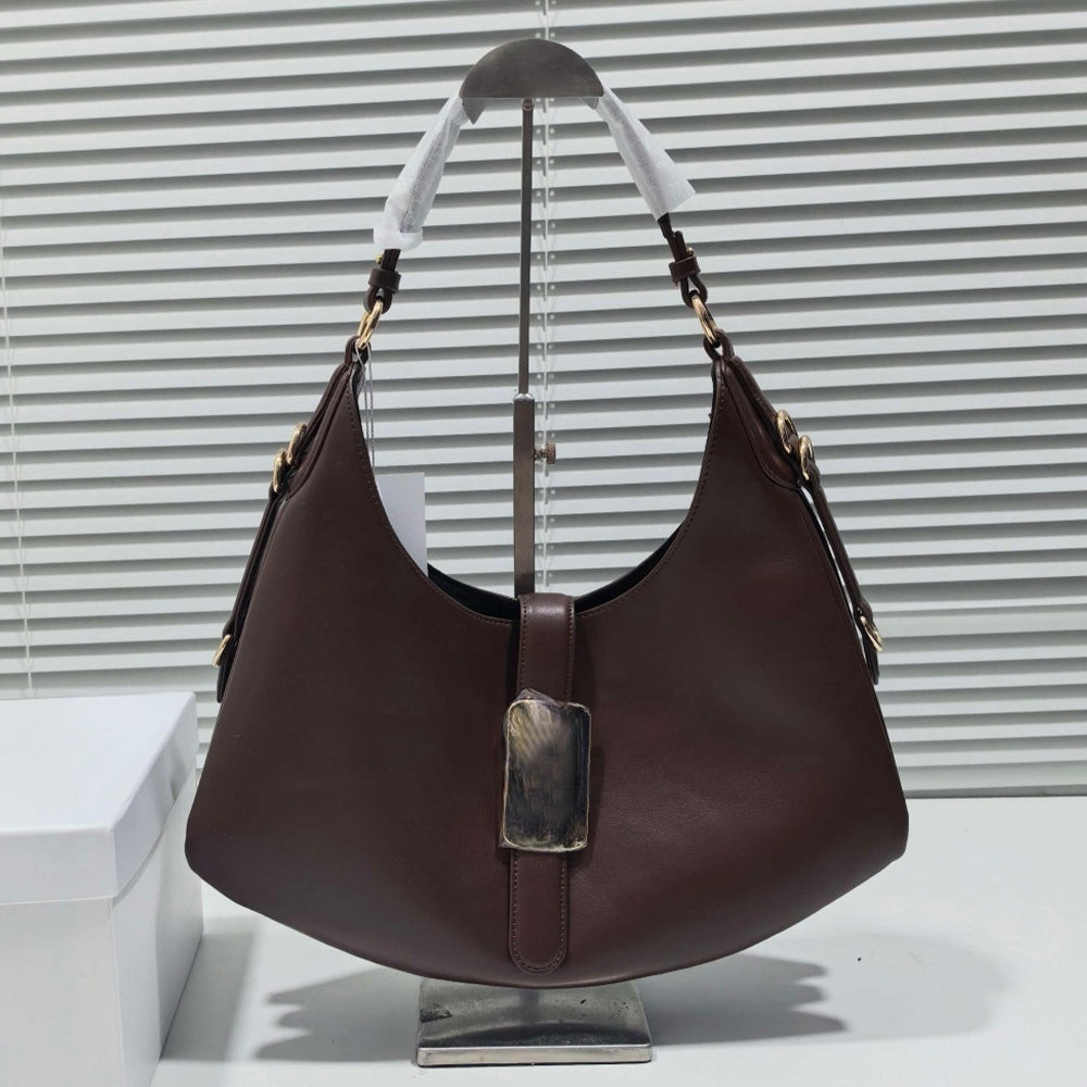 Women's new underarm bag Joker metal buckle shoulder bag