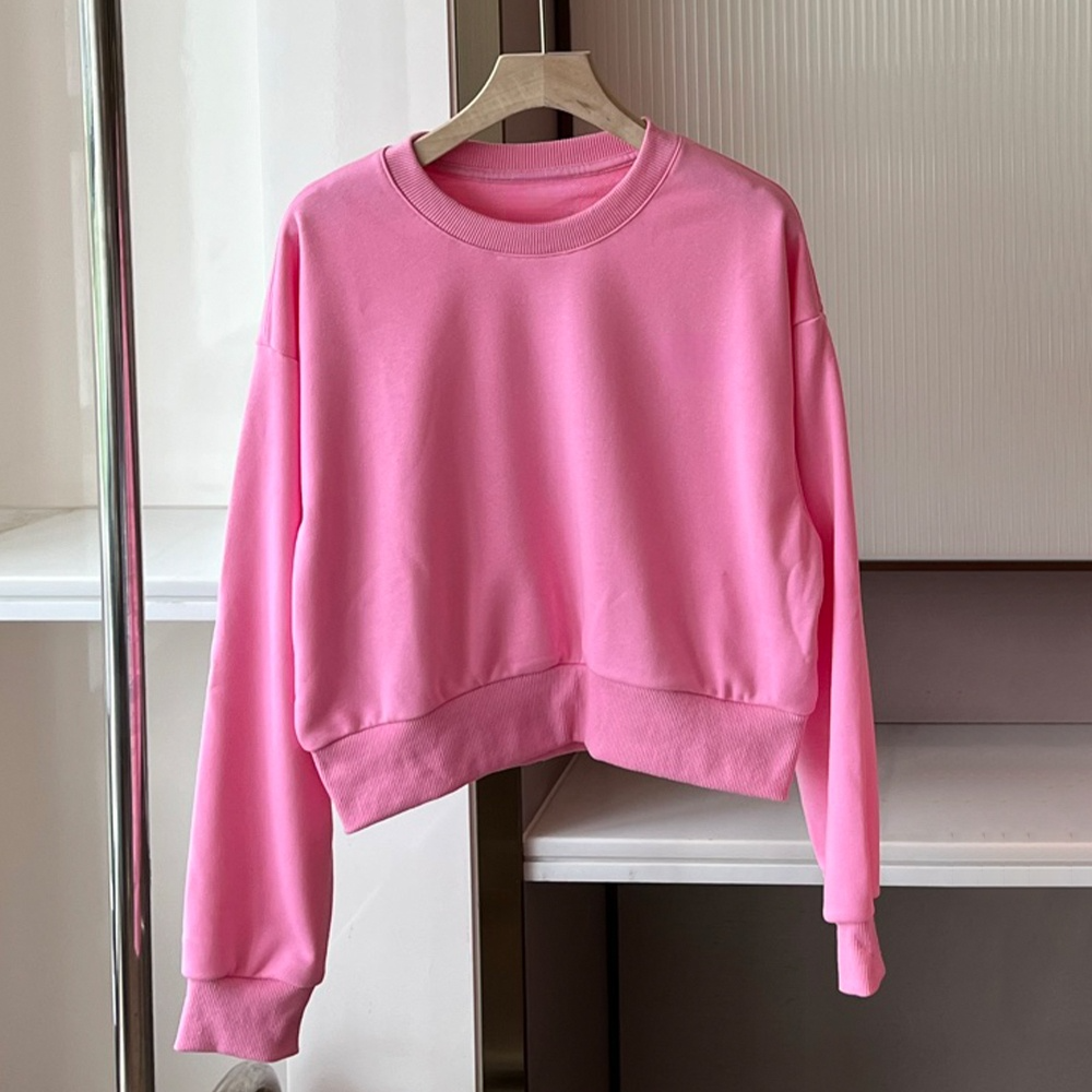 Women's new casual O-neck short sweater
