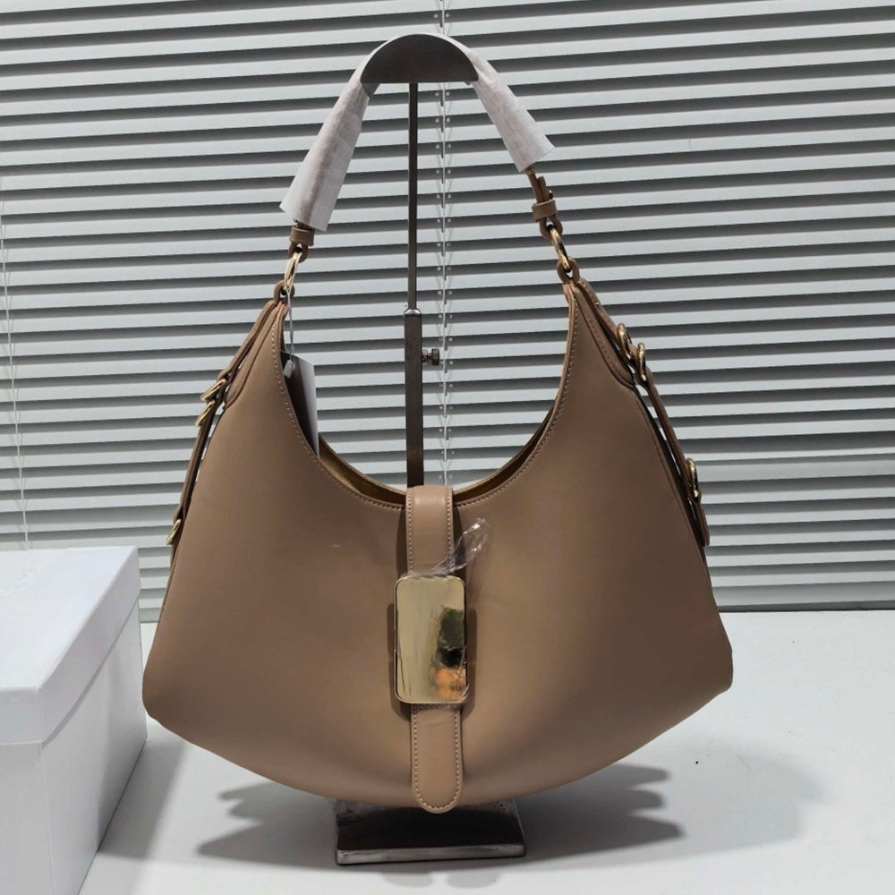 Women's new underarm bag Joker metal buckle shoulder bag