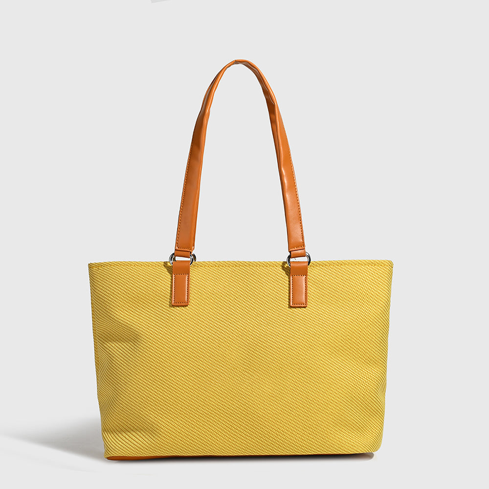Women's new leisure zipper large-capacity shoulder bag