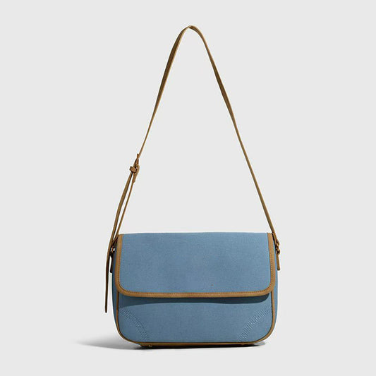 Women's new Joker flip design shoulder crossbody bag