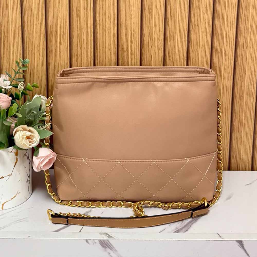 Women's new zipper square chain bag