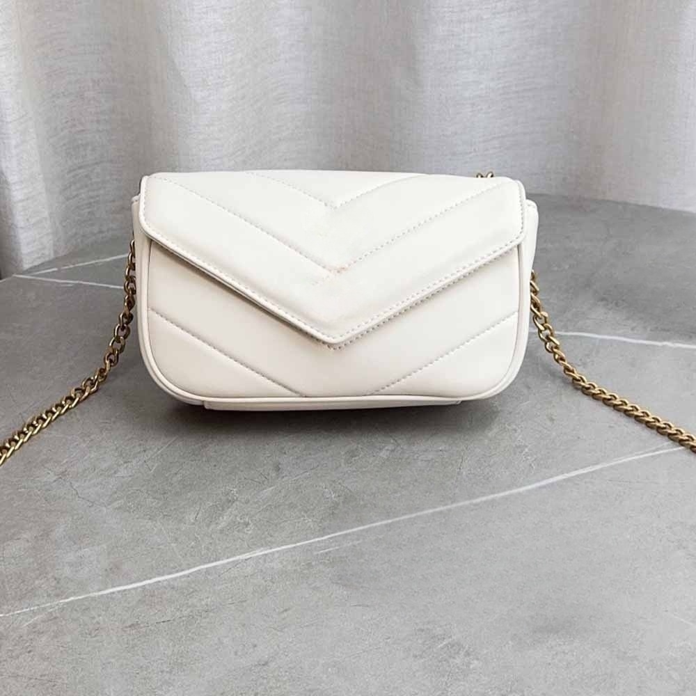Women's new metal chain shoulder crossbody bag