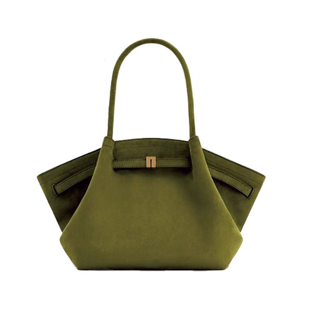 Women's new suede commuter bag shoulder slung underarm bag