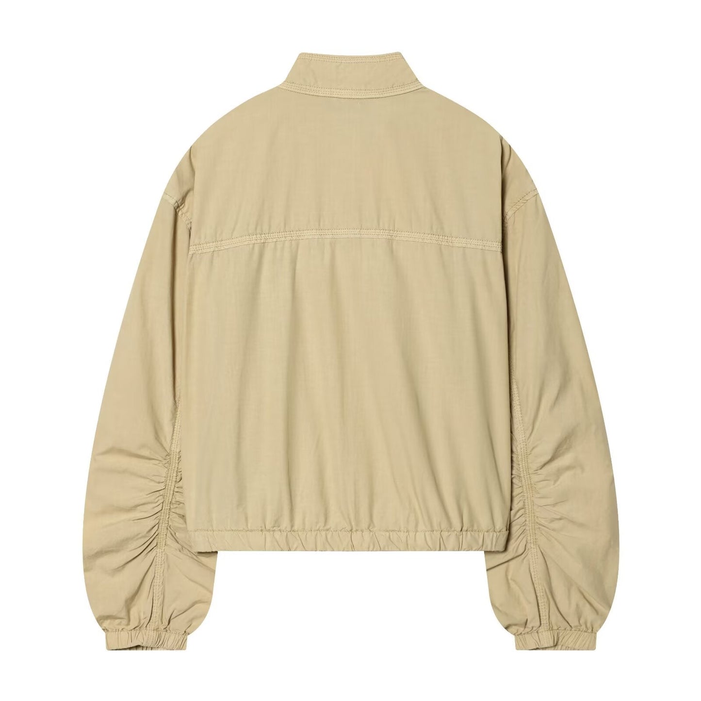 Women's washed effect poplin jacket Coat