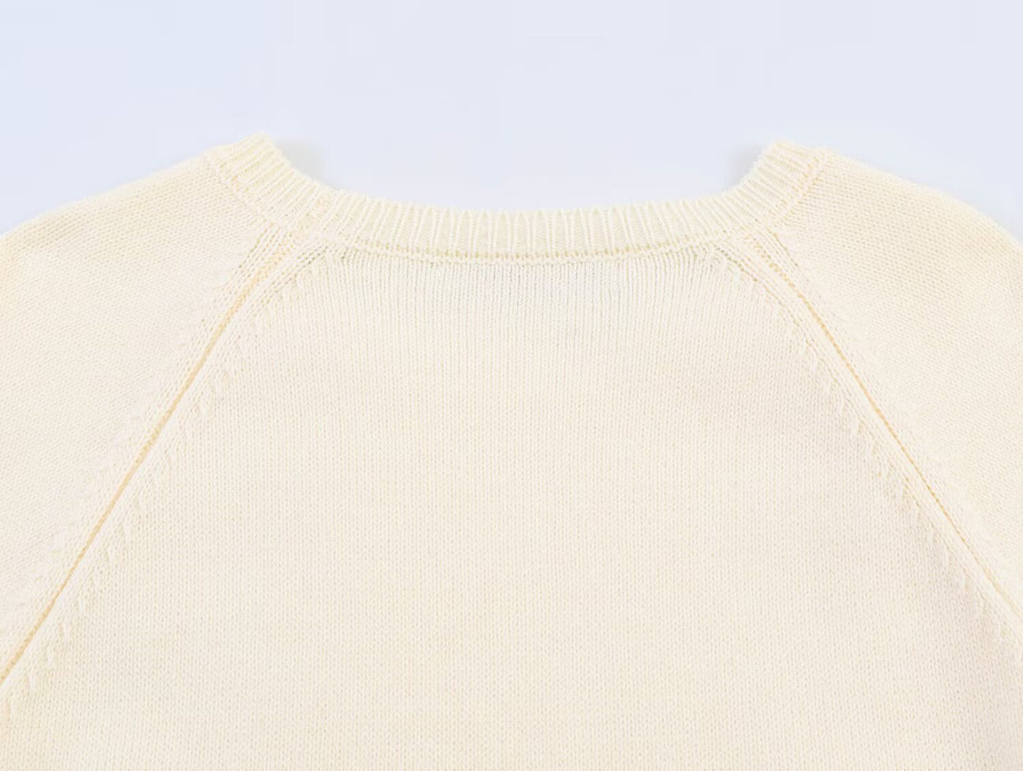 Women's rolled up sleeve patchwork knit Shirt