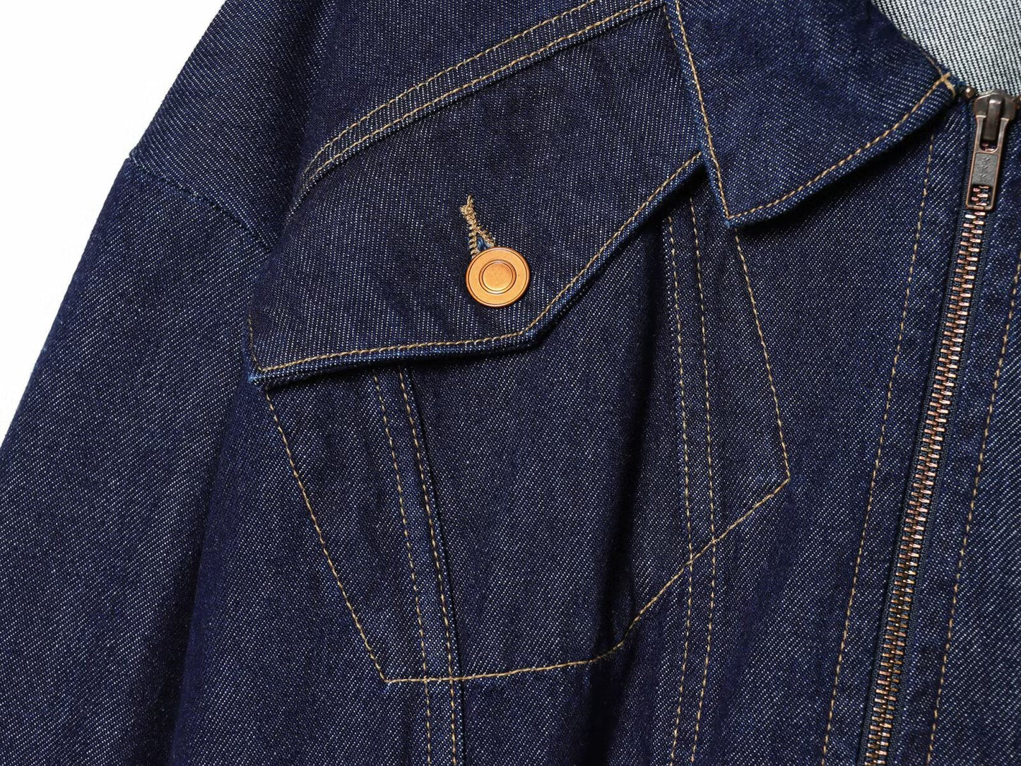 Women's casual denim pilot jacket Coat