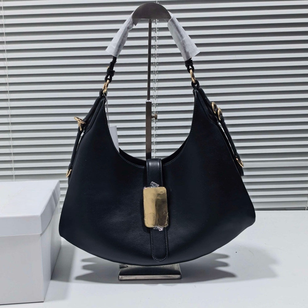 Women's new underarm bag Joker metal buckle shoulder bag