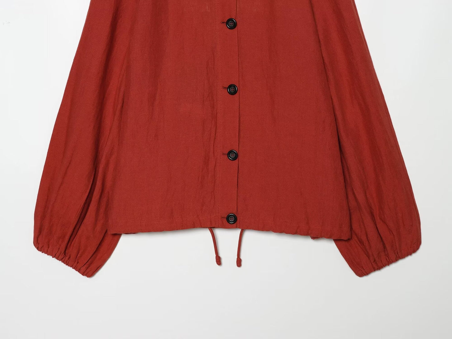 Women's linen blend long sleeved pilot jacket Coat