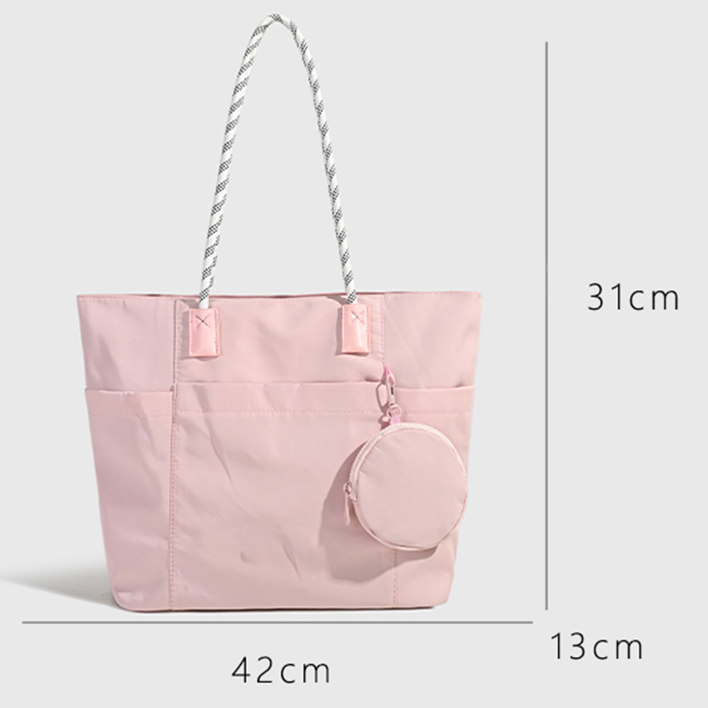 Women's new joker zipper shoulder strap portable shoulder bag