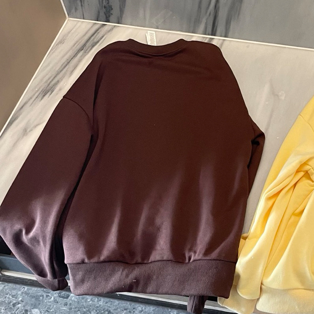 Women's new casual O-neck loose sweater