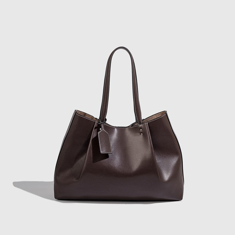 Women's new retro handbag commuter large-capacity shoulder bag