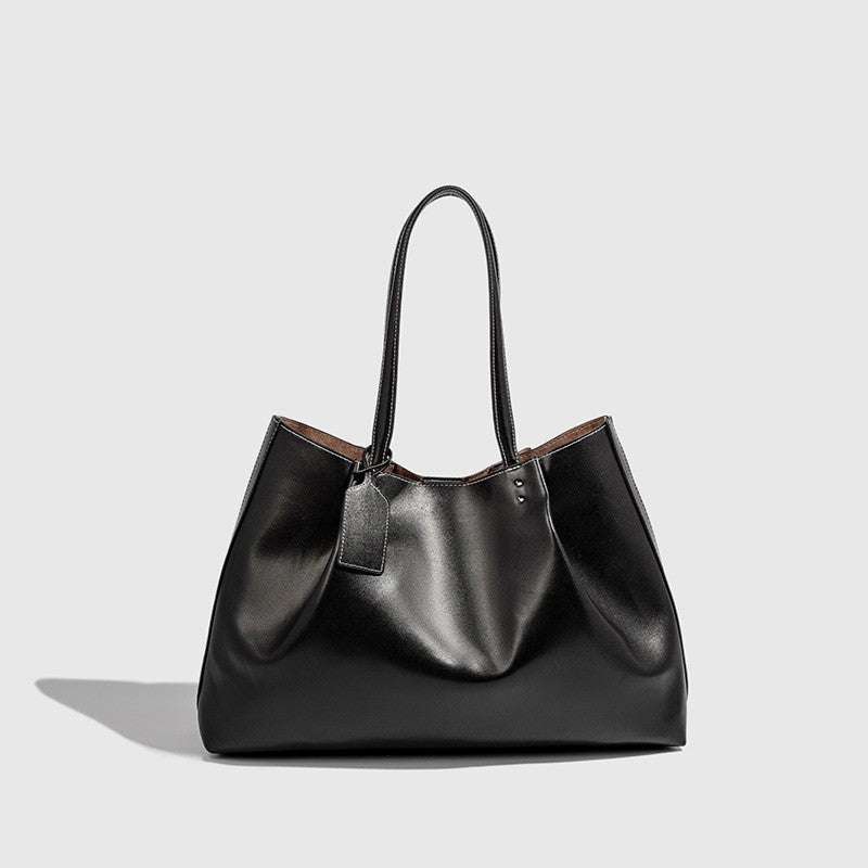 Women's new retro handbag commuter large-capacity shoulder bag