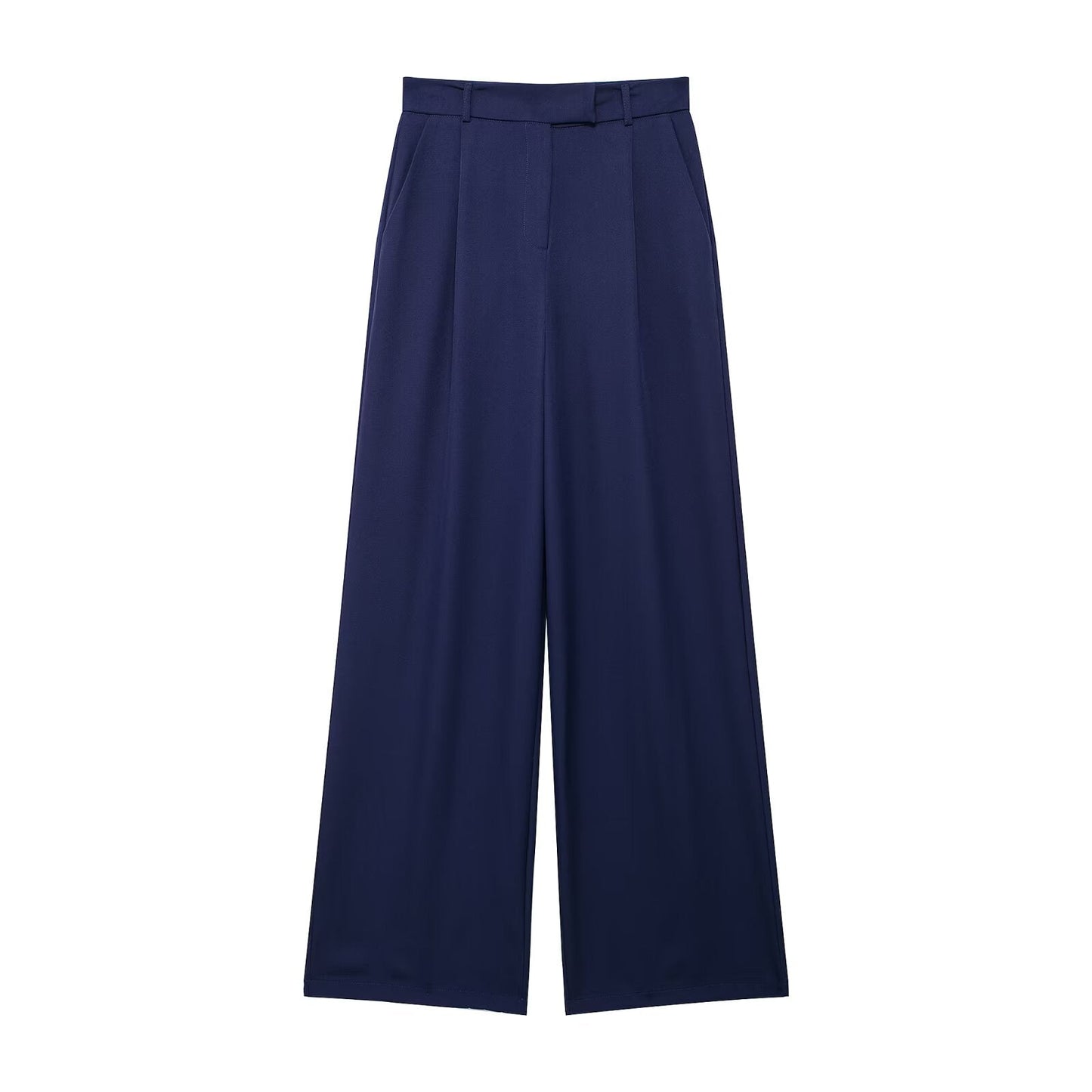 Women's pleated casual wide leg pants