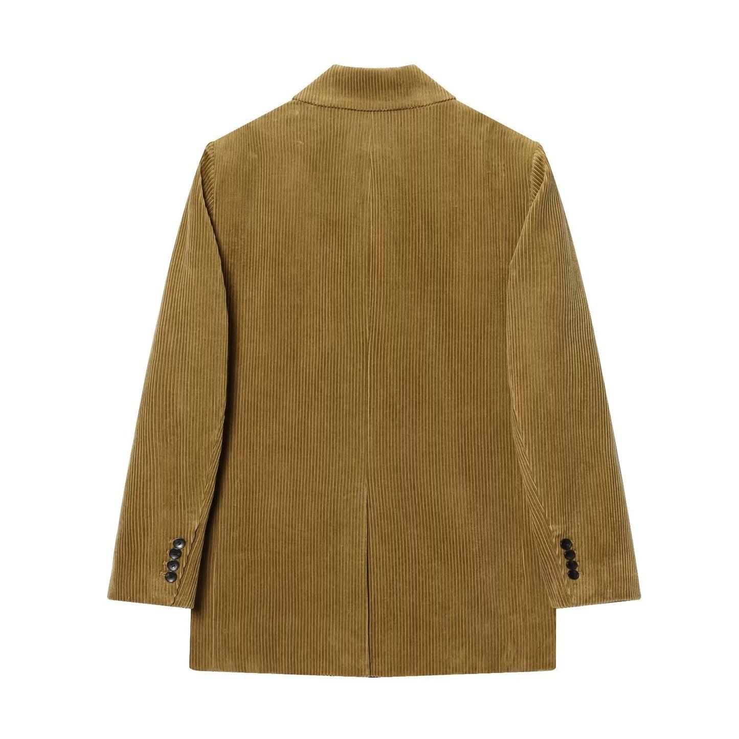 Women's loose double breasted lapel Blazer Coat