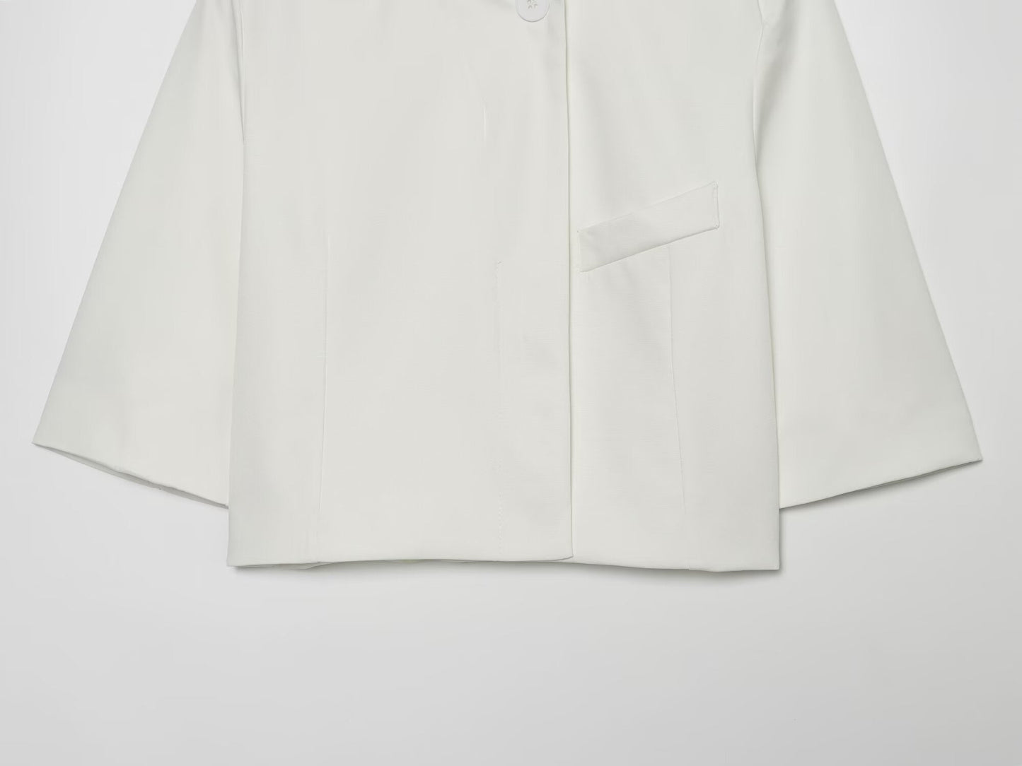 Women's short standing collar Blazer Coat