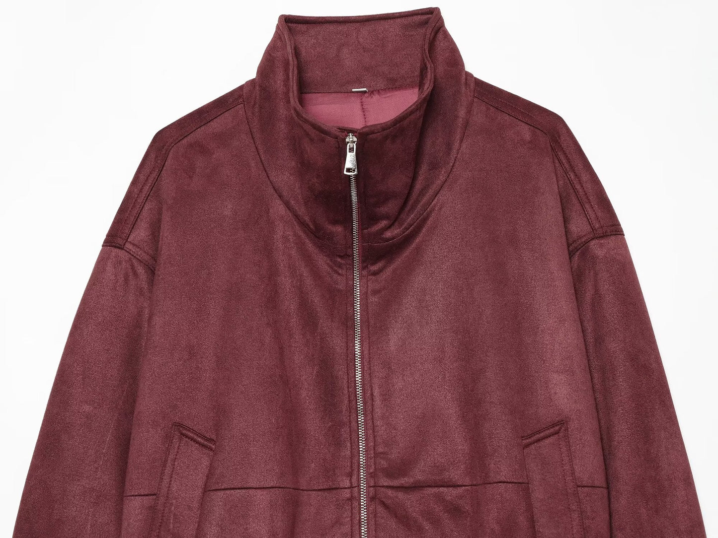 Women's casual stand collar pilot jacket Coat