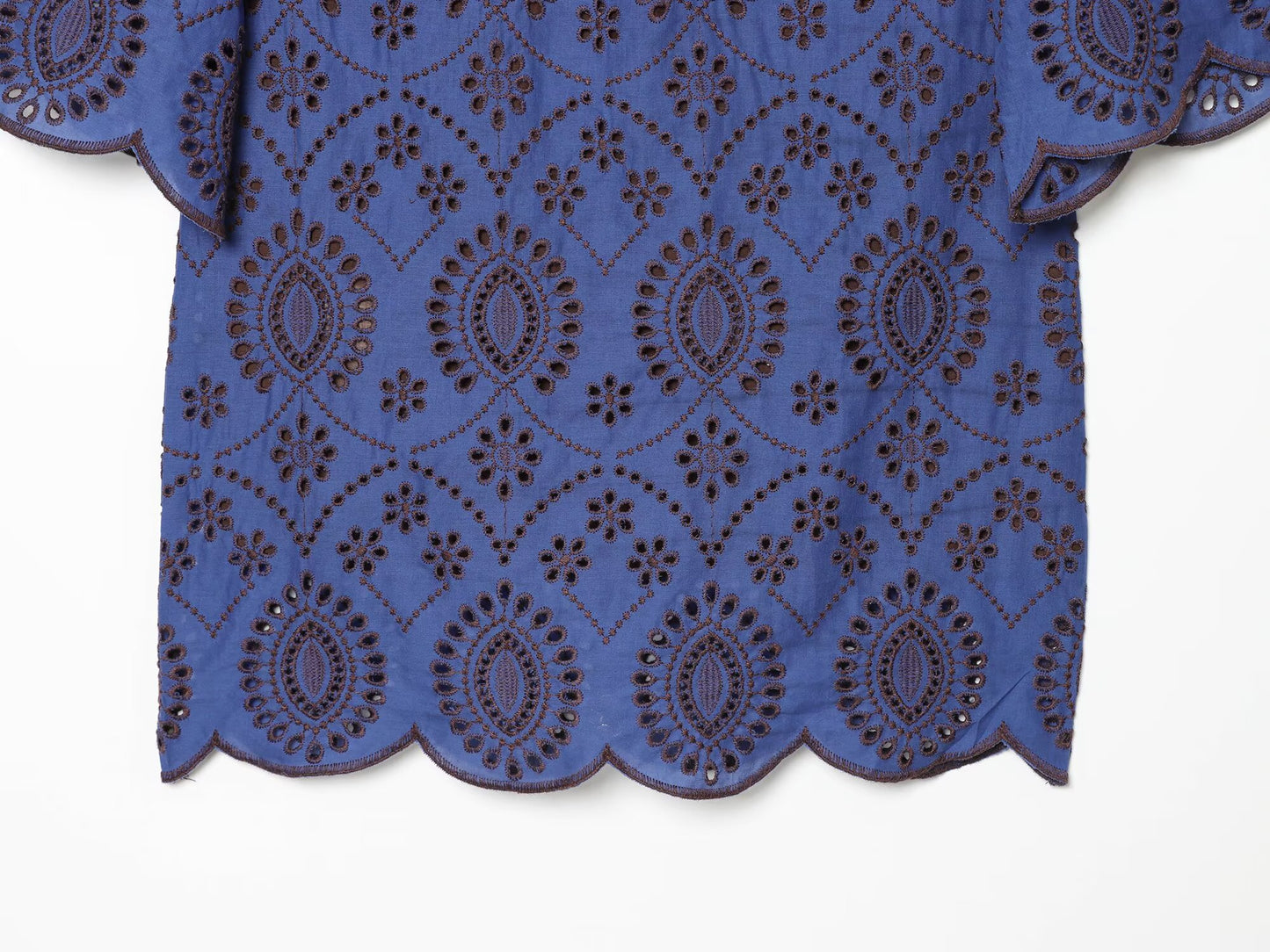 2026 Women's hollow embroidery mini dress