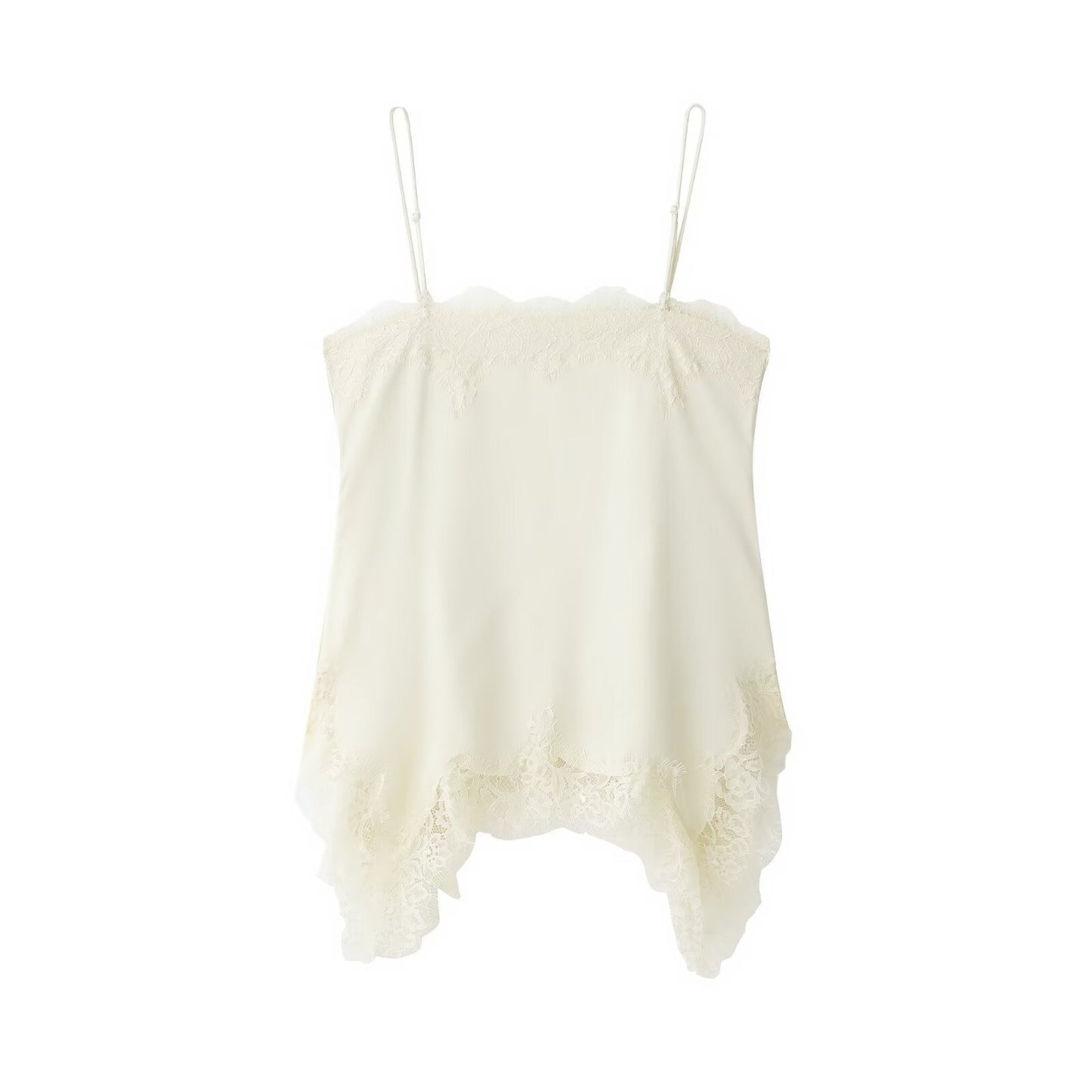 Women's lace lingerie style suspender top