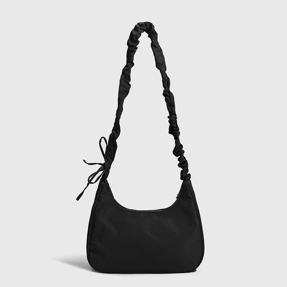 Women's new casual pleated shoulder strap design shoulder bag crossbody bag