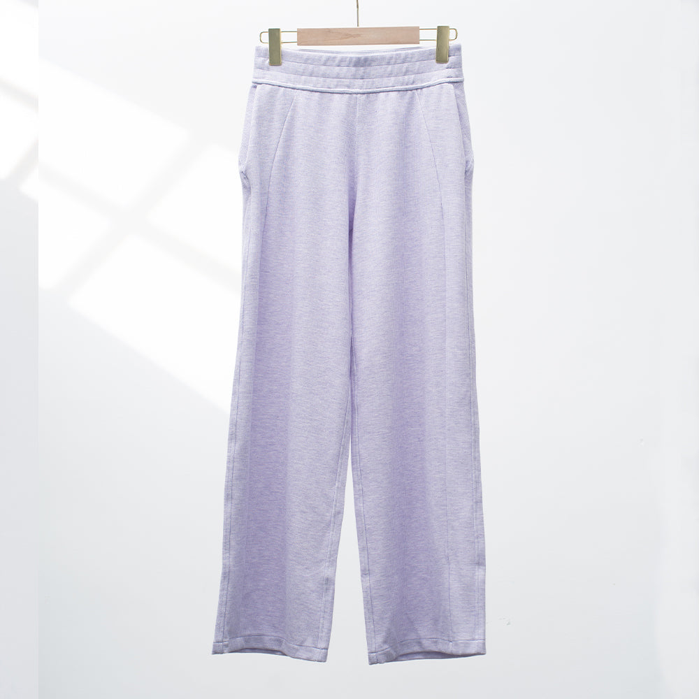 LU women's new solid color wide-leg pants loose casual pants