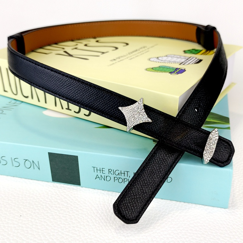 Women's new fashion rhinestone accessories belt with A Box