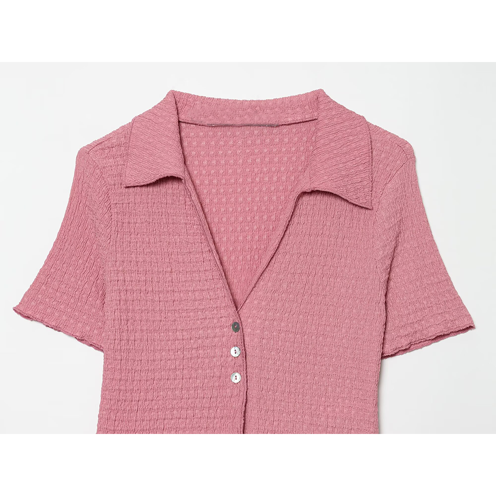 suit Women's 2 pieces short textured lapel Coat+Pants