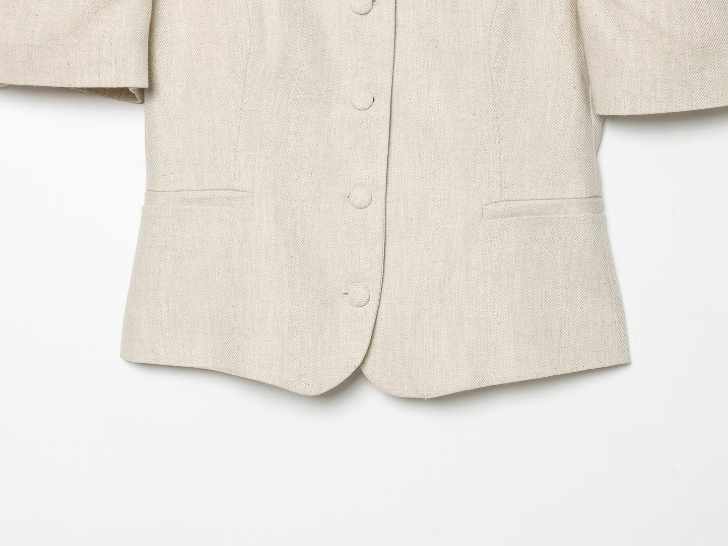 Women's bubble short sleeved slim Blazer Coat