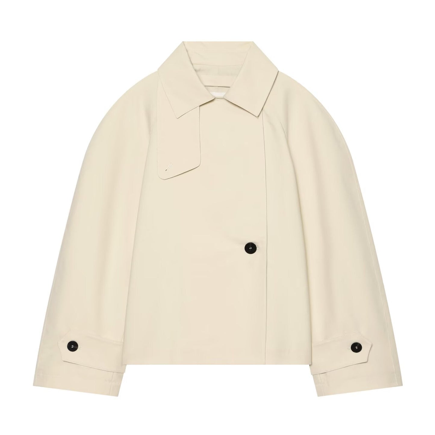 Women's loose short windbreaker Coat