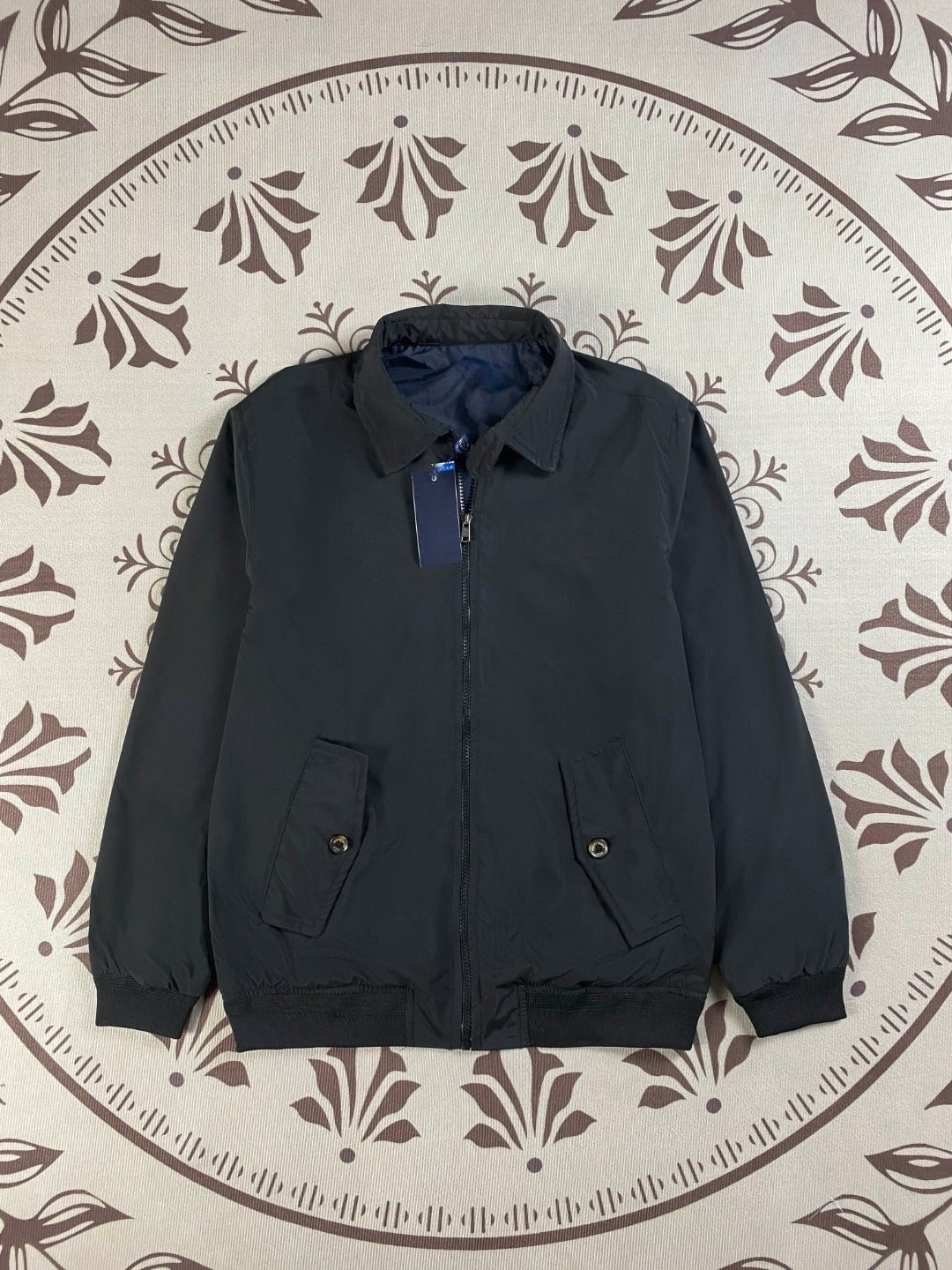 Men and women with the new casual Joker zipper memory cotton waterproof jacket coat.