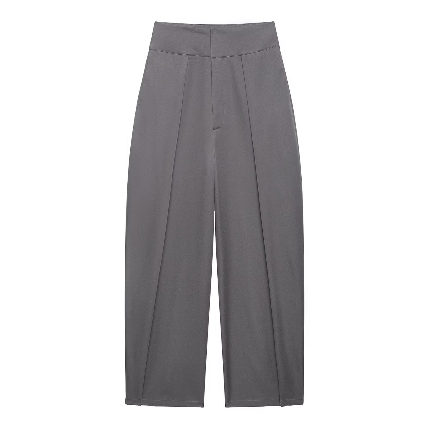 Women's high waisted pleated balloon version casual pants