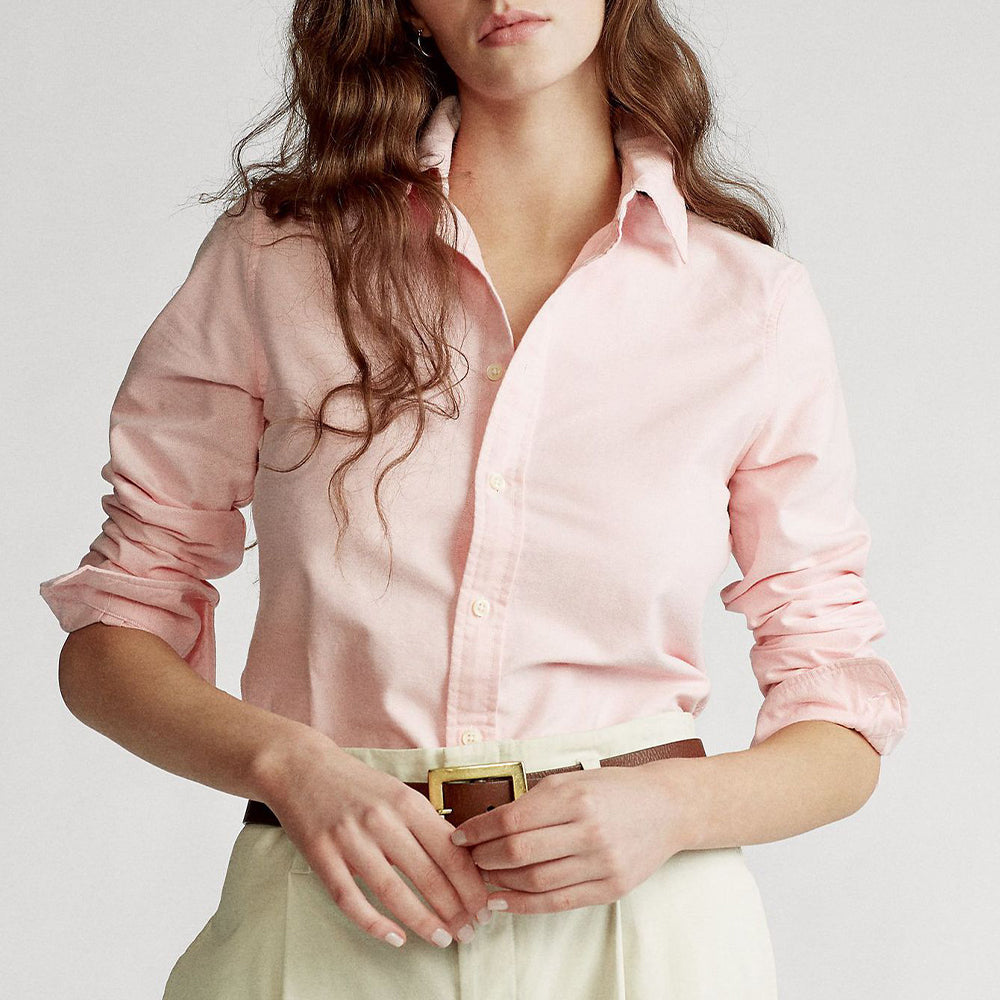 Women's new casual button-down long-sleeved lapel shirt