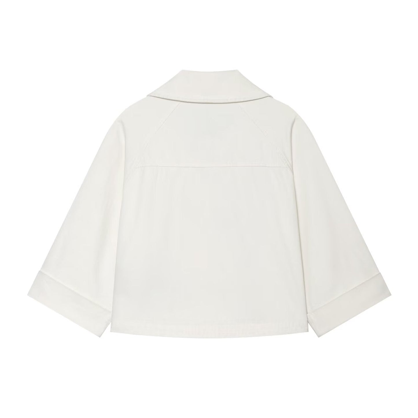Women's breasted decorative short lapel Coat