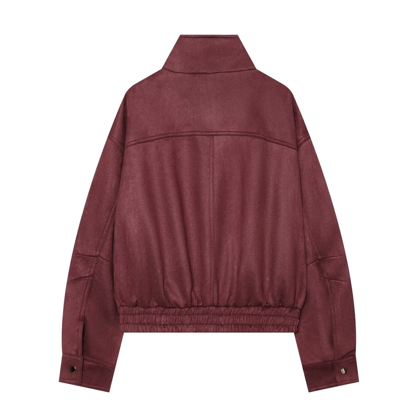 Women's casual stand collar pilot jacket Coat