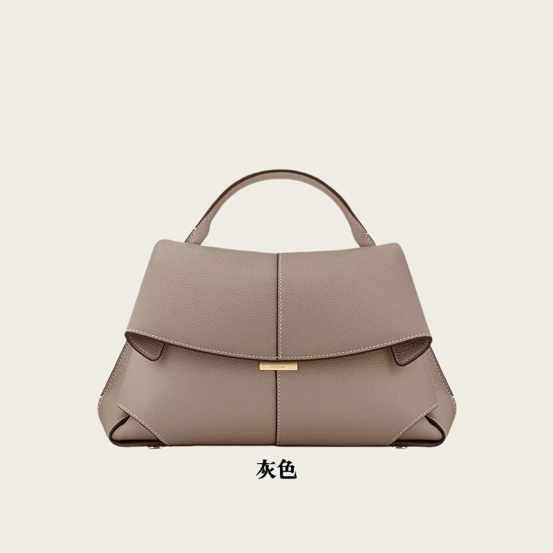 Women's flip handbag large capacity one-shoulder crossbody bag