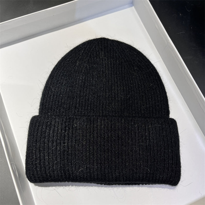 Women's casual Joker warm plush knit hat