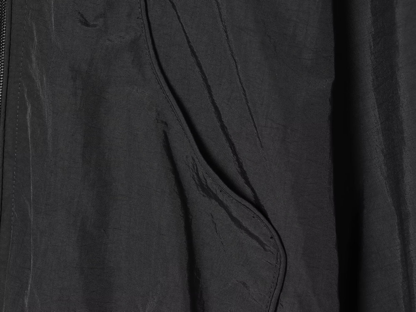 Women's casual large silhouette nylon Coat