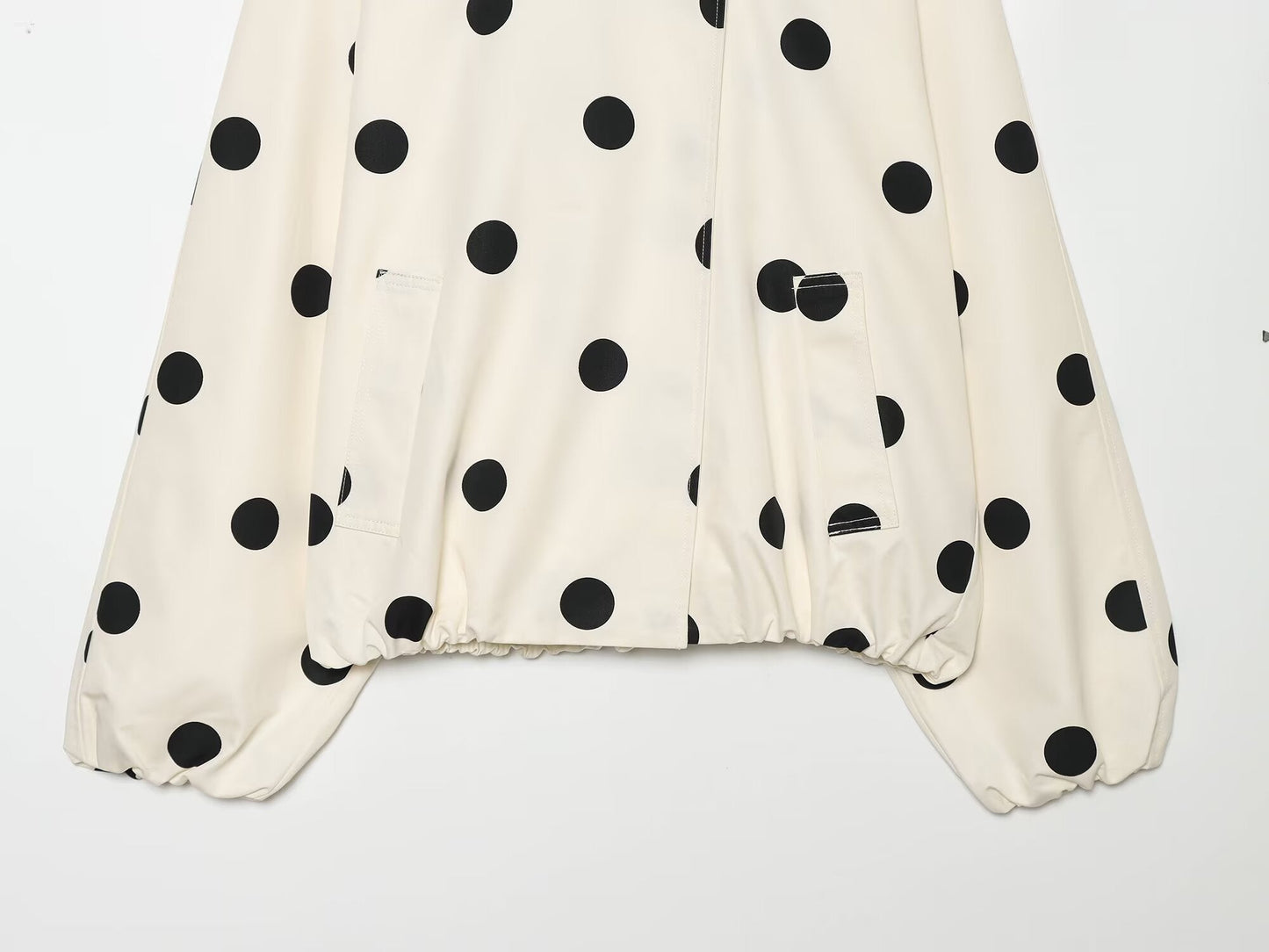 Women's polka dot pilot jacket Coat