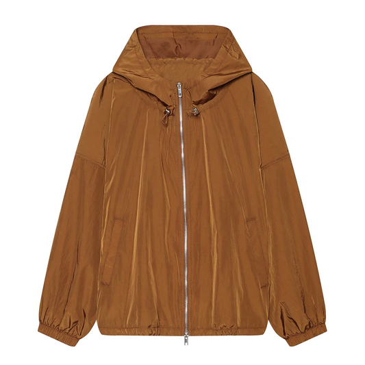 Women's casual hooded nylon Coat