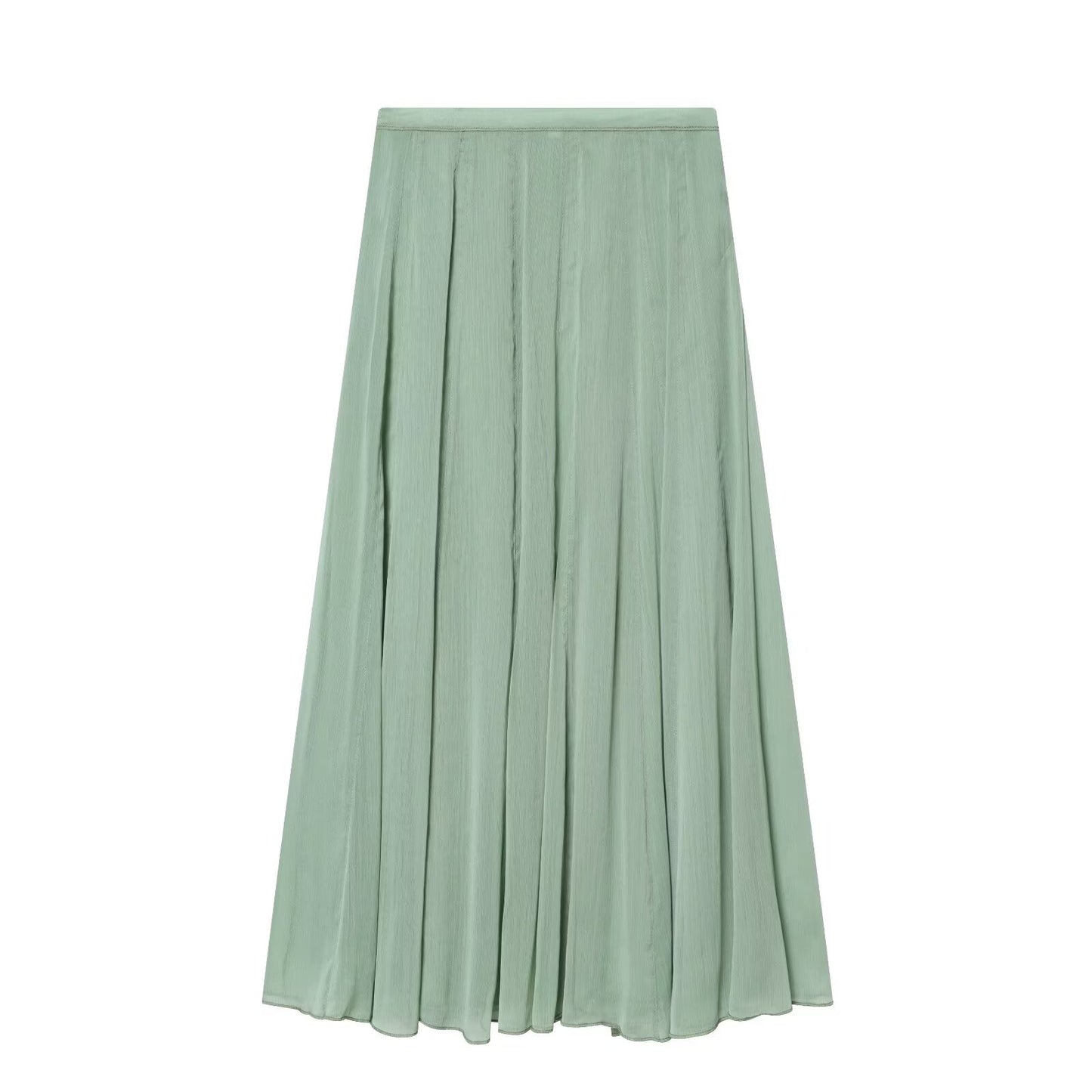 2026 Women's casual draped MIDI skirt
